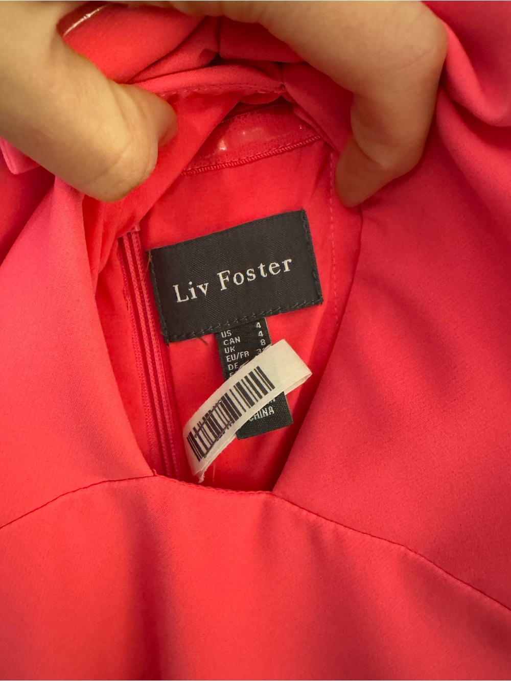 Liv Foster Strapless Pink Bow-Front Evening Gown - Picture 3 of 3
